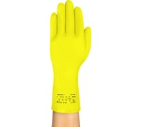 Химостойкие влагостойкие перчатки Ansell AlphaTec 37-320-7