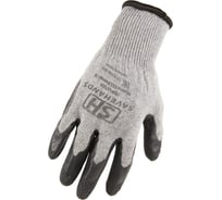 Перчатки SaveHands 102, ХБ с рельефным латексным покрытием 101102