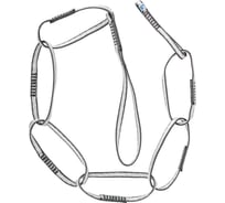 Петля VENTO Daisy chain ЛАЙТ 130 см vnt 264