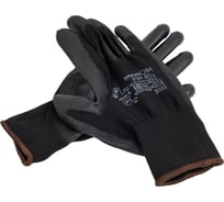 Перчатки нейлоновые с ПУ СПЕЦСНАБ 2101 чёрные, размер 8 2101BL/8