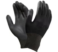 Перчатки нейлоновые с ПУ СПЕЦСНАБ 2101 чёрные, размер 9 2101BL/9