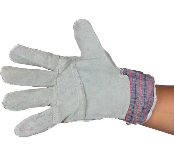 Перчатки монтажные спилковые комбинированные SAMGRUPP р.10,5/XL, 36 пар, SAMC-074000002-36