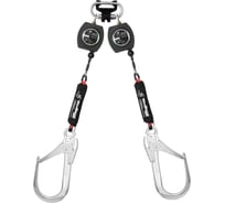 Средство защиты втягивающего типа VENTO двухплечевое НВ-02 трос с карабинами Монтажный 110 vnt HB02C duo 0258