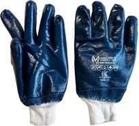 Перчатки защитные маслостойкие хб с полным покрытием из нитрила MWORKS MW OIL PRO size 10 MW-0050810