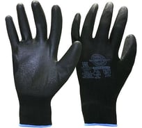 Перчатки Safeprotect НейпПол-Ч, нейлон+полиуретан, черный, р. 7, S, 12 пар 59337