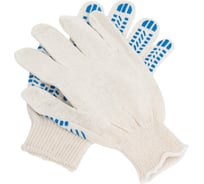 Перчатки рабочие хлопчатобумажные ARNEZI вязка 10 класс с точечным покрытием из ПВХ R8000173