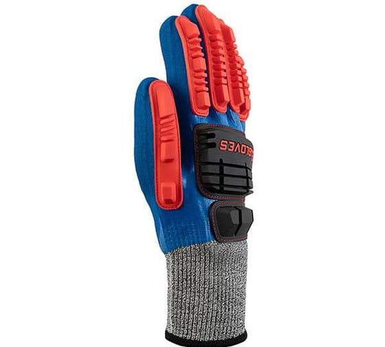 Перчатки защитные противоударные S. GLOVES KAMA серия IMPACT, размер 10 31240-10