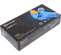 Профессиональные нитриловые перчатки gogrip синие, удлинненные 300 мм, размер L, 25 пар. RP30031004_0001