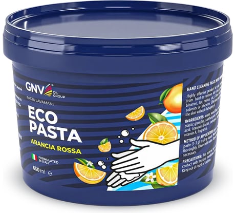 Паста для рук Eco Pasta Arancia Rossa 650 мл GNV GAR1126504218411100650
