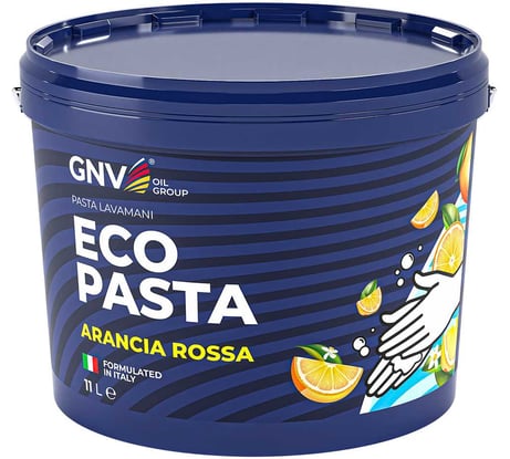 Паста для очистки рук GNV Eco Pasta Arancia Rossa от масла и сильных загрязнений, 11 л GAR1126504218411100011