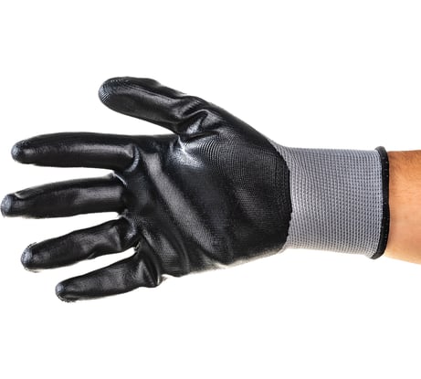 Универсальные перчатки с полиуретановым покрытием UNITRAUM серые UN-N002-9