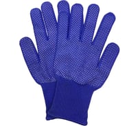 Перчатки рабочие Master-Pro Master-Pro 100 пар. Категория А. МИКРОТАЧ синий, нейлоновые с ПВХ покрытием, размер 9 (M-L), 2513-NPVC-BLUE-M-100