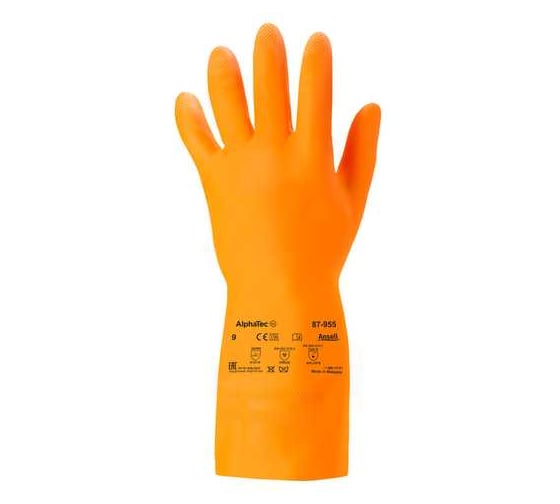 Перчатки химостойкие Ansell AlphaTec Extra 87-955, размер 11 87-955-11