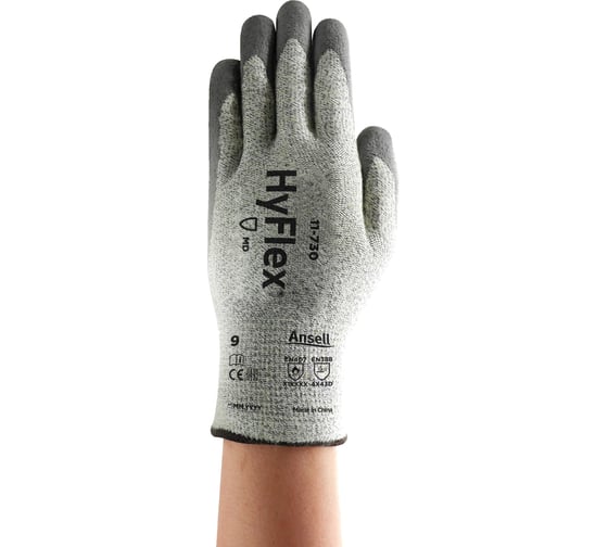 Перчатки антипорезные Ansell HyFlex, размер 8 11-730-8