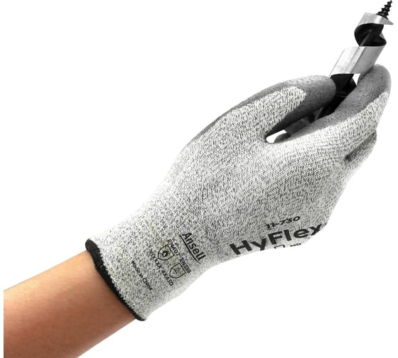 Перчатки антипорезные Ansell HyFlex, размер 8 11-730-8