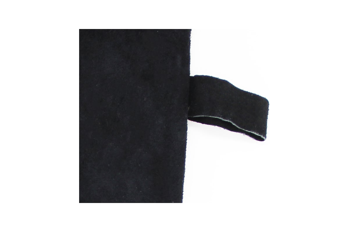 Спилковые двупалые рукавицы сварщика Optima ТРЭК черный HBW-012 .