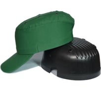 Каскетка защитная ЮНОНА+ РУБЕЖ eco зеленая 700.09