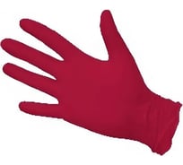Перчатки смотровые неопудренные ARCHDALE NitriMax нитриловые, красные, 4г, 50 пар, р.L B756L