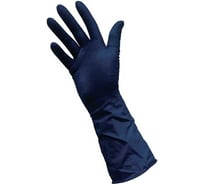 Перчатки смотровые ARCHDALE Блок Unicare особопрочные, латексные, неопудренные, синие, 13 г, р XL, 25 пар B172XL