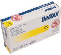 Перчатки смотровые ARCHDALE DeMax латексные, неопудренные, 50 пар, р XS B34XS