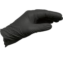 Перчатки одноразовые нитриловые усиленные неопудренные MTE черные, р. М 2899470398