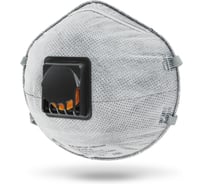 Респиратор Jeta Safety угольный FFP2 с клапаном (1 шт.), чашеобразный, JM-8626MP