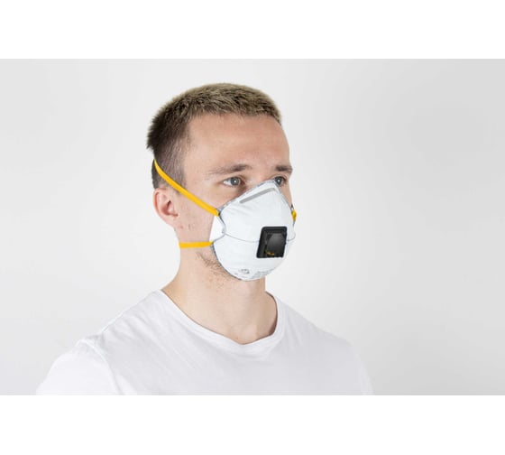 Респиратор с клапаном Jeta Safety (1 шт.), FFP3 NR D, чашеобразный JM-8632MP