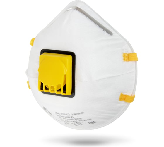 Респиратор с клапаном Jeta Safety 1 шт, FFP1 NR D, чашеобразный JM-8612MP 1
