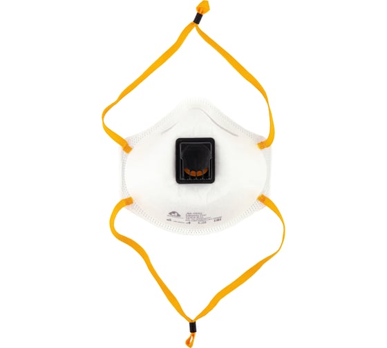 Респиратор с клапаном Jeta Safety 1 шт, с регулировкой, FFP3 R D, чашеобразный JM-7632MP