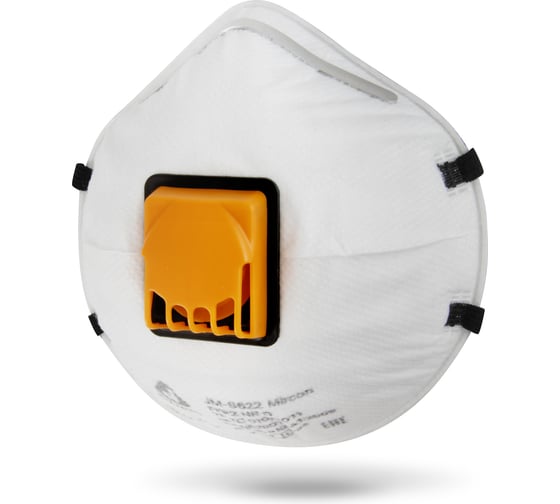 Респиратор с клапаном Jeta Safety 1 шт FFP2 NR D чашеобразный JM-8622MP 1