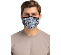 Полумаска RINIDI Silver Nano Невидимка Серая, 4-х слойная FPP-15 невид-сер-Nano