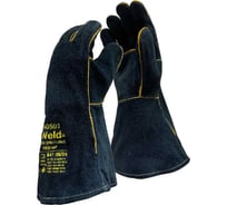 Краги для сварщика Master-Pro® МЕТАЛЛУРГ (А0501) Категория А+, спилковые с х/б подкладкой, прошиты кевларовой нитью, 10 размер, 2 пары A0501-KM-10-2