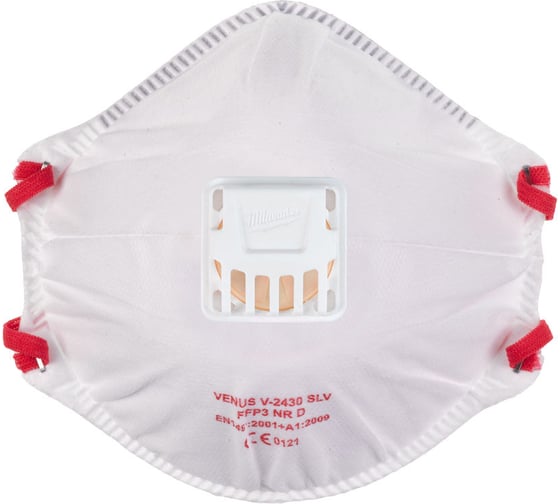 Респиратор с клапаном Milwaukee FFP3, 10 шт, 4932471906 1