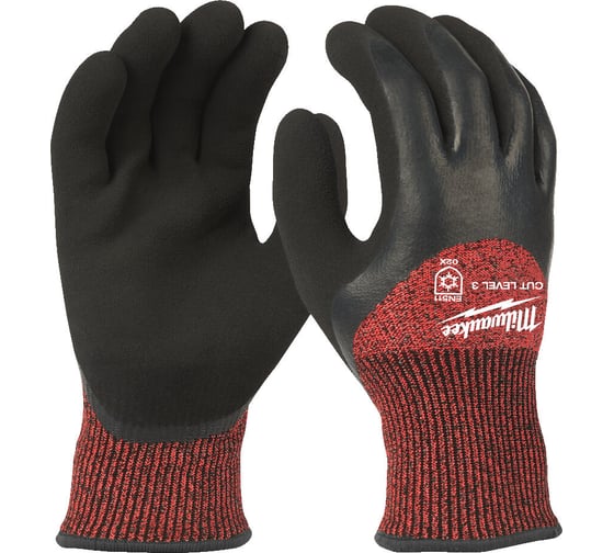 Перчатки с уровнем сопротивления порезам 3 Milwaukee зимние, р. L/9 4932479005 1
