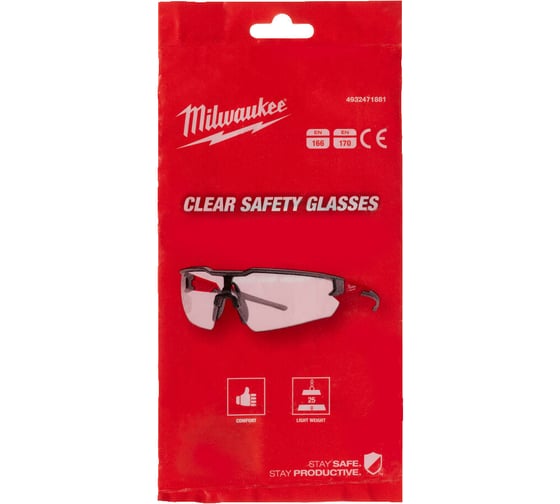 Очки Milwaukee ENHANCED с покрытием AS/AF, бесцветные 4932478763 ...