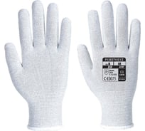Антистатические перчатки PORTWEST A197 Shell, размер L, цвет серый A197GRRL