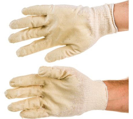 Вязаные перчатки Gigant х/б с полиуретановым покрытием, 200 пар GHG-01-2