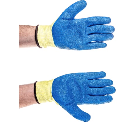 Перчатки Gigant х/б с рельефным латексным покрытием, 200 пар GHG-06-2