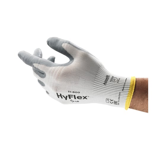 Перчатки Ansell HyFlex 11-800, размер 7, 12шт 11-800-7