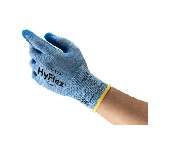 Перчатки Ansell HyFlex 11-920 , размер 10, 12шт 11-920-10 1