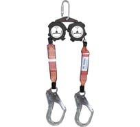 Автоматическое двух-плечевое страховочное устройство с амортизатором Delta Plus 1.8 м AN176VV