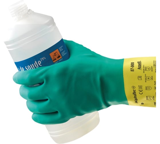 Перчатки Ansell AlphaTec 87-900, размер 9, 12шт 87-900-9