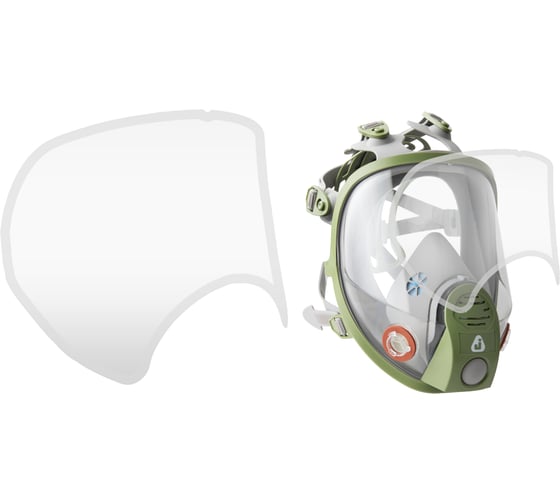 Защитная самоклеящаяся пленка Jeta Safety для полнолицевой маски 8950 (10 шт) 8951