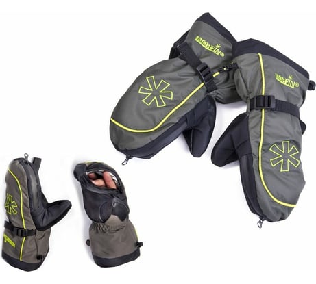 Варежки NORFIN COMFORT ZIP GREEN р.XL 703176-XL