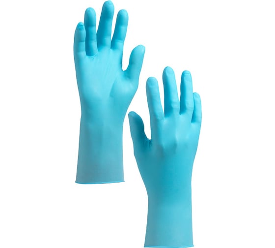 Нитриловые перчатки Kimberly-Clark KleenGuard G10 Blue Nitrile, 24 см 57372