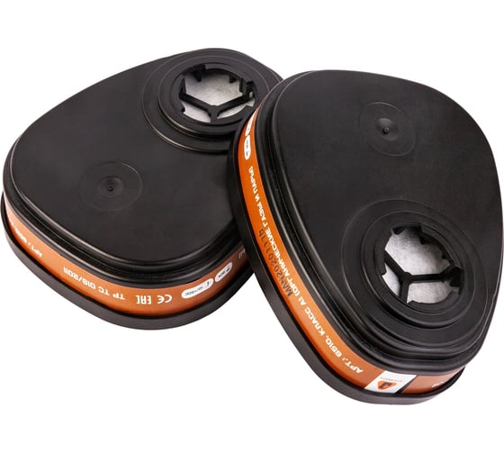 Комплект Jeta Safety фильтры 6510 (А1) 2 шт + предфильтр 8022 (Р2 HEPA) 2 шт 6510/8022