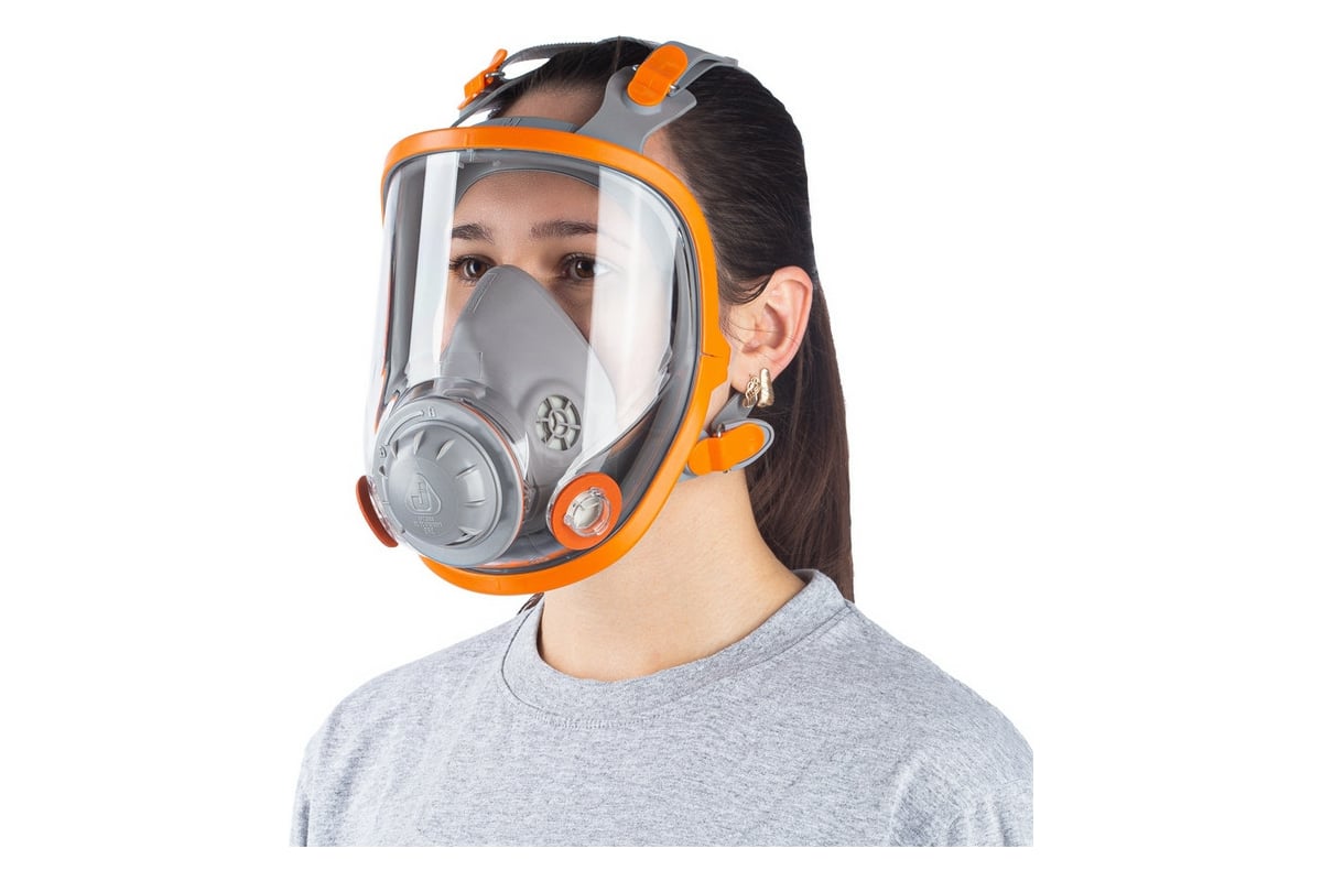 Защитная самоклеящаяся пленка Jeta Safety для полнолицевой маски 5950/ ...