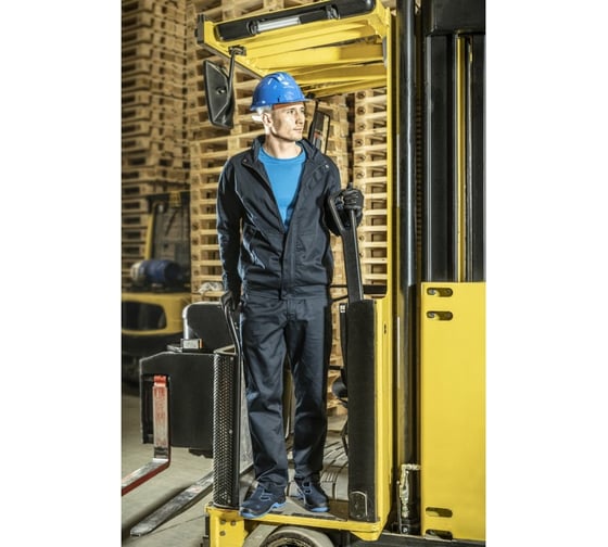 Защитная каска HOEGERT TECHNIK PRIM, голубая HT5K181
