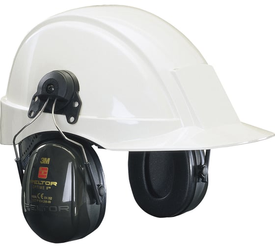 Противошумные наушники 3М PELTOR Optime II H520P3E-410-GQ с креплением на каску 7000039621