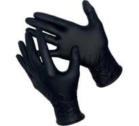 Перчатки GWARD DELTAGRIP Ultra LS нитриловые неопудренные черного цвета р M 50 пар в упаковке арт.Ultra38 Ultra38/black/M